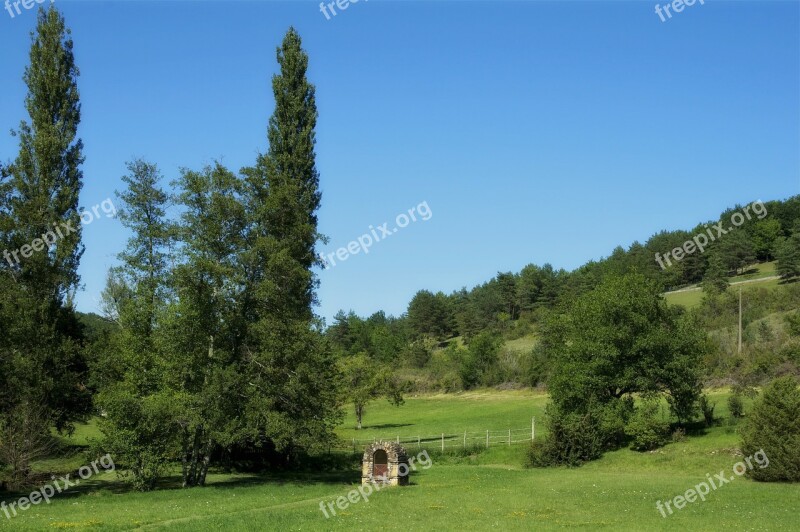 Dordogne France Water Well Hill Forest