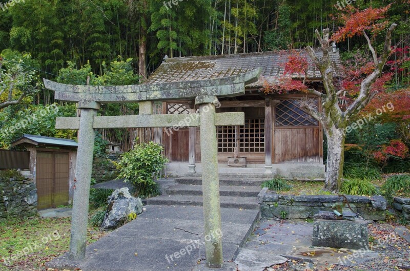 Torii Shrine Japan Japanese Temple