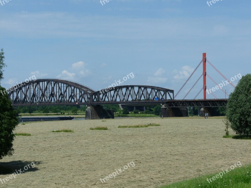 Bridge Railway Bridge Arch Bridge Arch Rhine