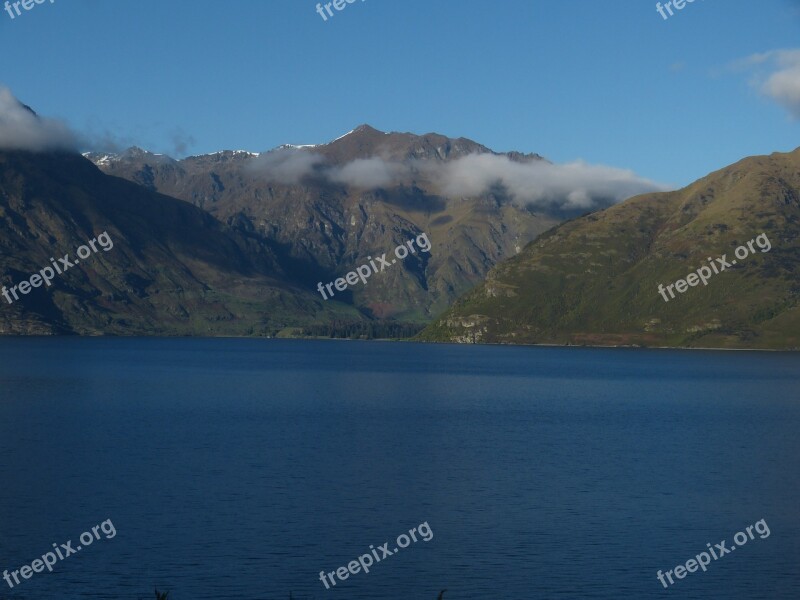 New Zealand Nature Landscape South Island Lake