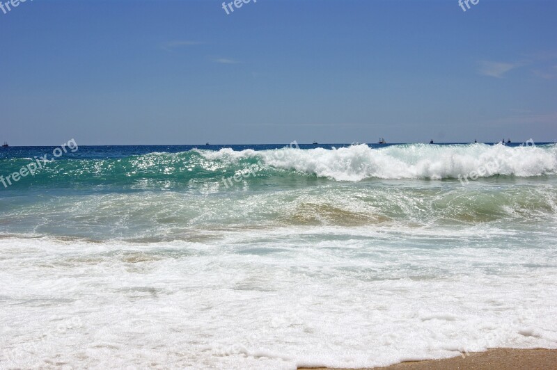 Sea Surf Mediterranean Wave Coast