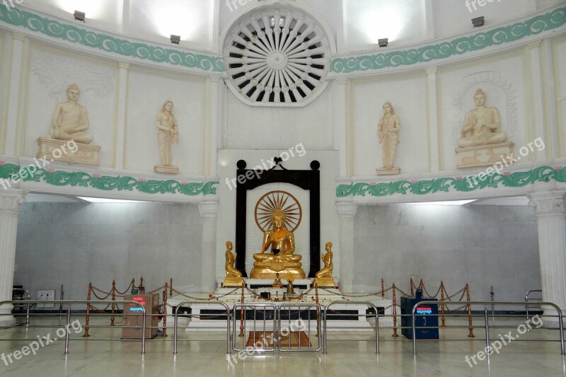 Buddha Vihar Gulbarga Buddha Statue Gold Buddhism