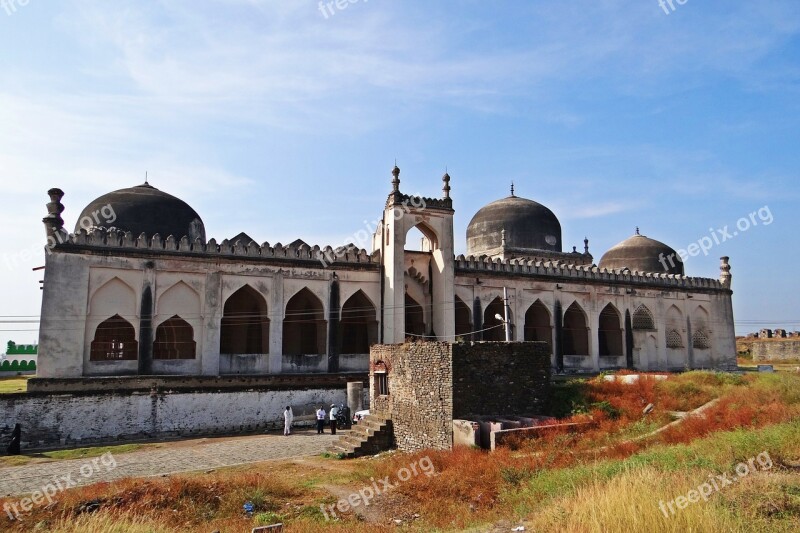 Jama Masjid Gulbarga Fort Bahmani Dynasty Indo-persian Architecture