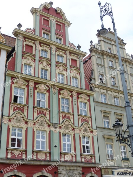 Facade Monument Gable Stadtmitte Downtown