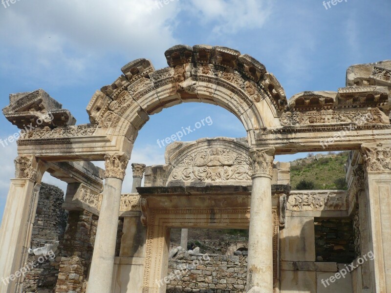 Turkey Ephesus Antiquity Celsus Library Ruins