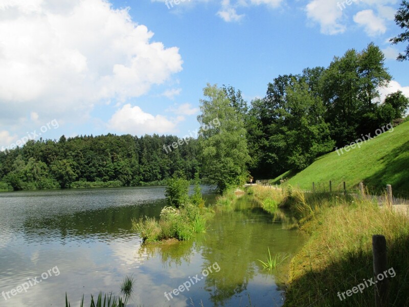 Guebsenbsee St Gallen Lake Nature Landscape