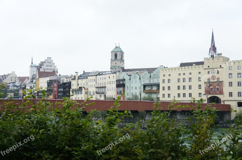 Wasserburg Bridge Inn River Bavaria