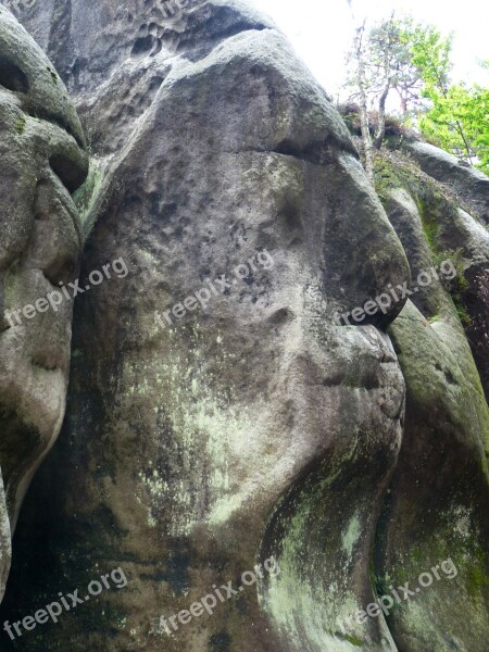 Rock Rock Formations Stone Poland Geology