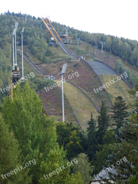 Czech Republic Landscape Highlands Giant Mountains Harrachov Can Be Found