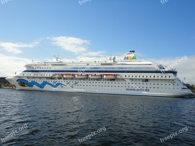 Ship Port Passenger Ship Kiel Baltic Sea