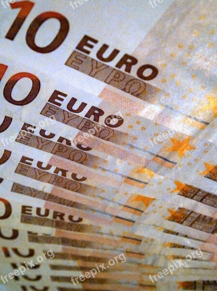 Currency Euro Money Dollar Bill Bills