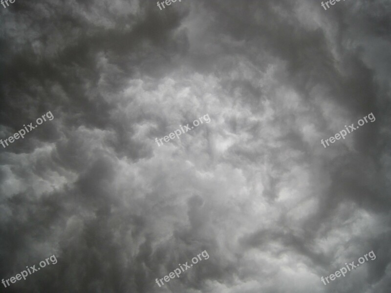 Clouds Overcast Gathering Dark Ominous