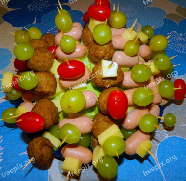 Hors D'oeuvres Appetizers Food Meatballs Wieners