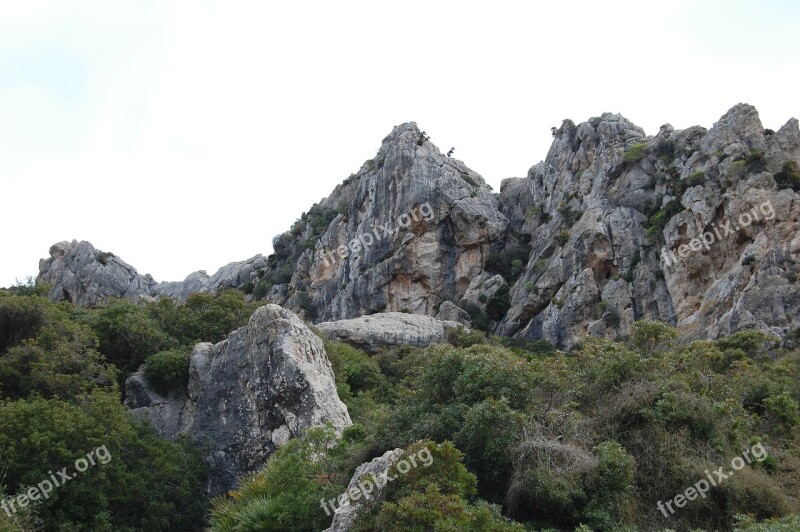 Mountain Landscape Pollença Mountains Free Photos