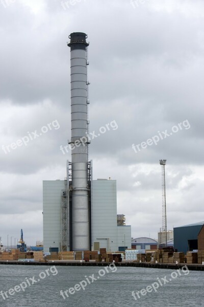 Industry Industrial Chimney Flue Tall