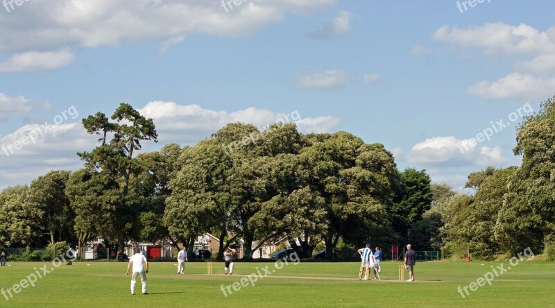 Cricket Match Cricket Match Game Sport