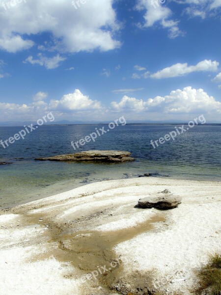 Yellowstone Lake Wyoming Usa Landscape Scenery