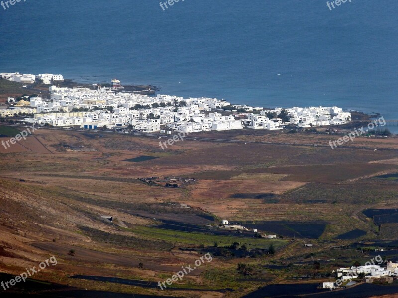 Lanzarote Canary Islands Landscape Nature Spain