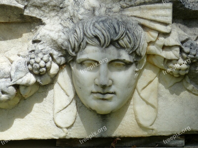 Aphrodisias Antique Antiquity Temple Sculptor