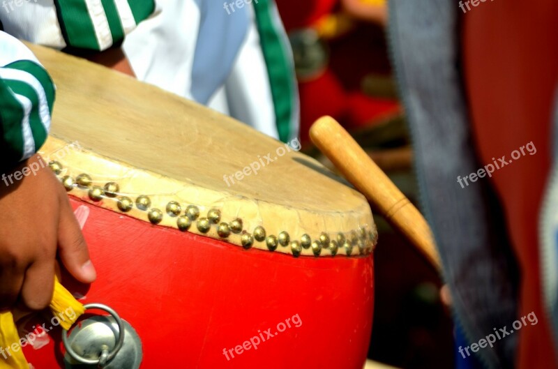 Drum Beat Beating Play Music Musical Instrument