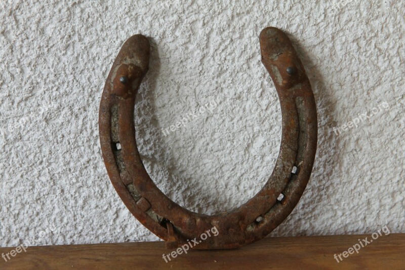 Horseshoe Rusty Lucky Charm Free Photos