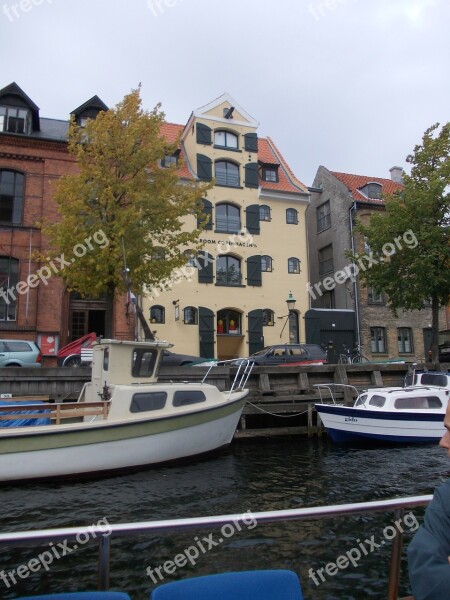 Copenhagen Channel Boats Free Photos