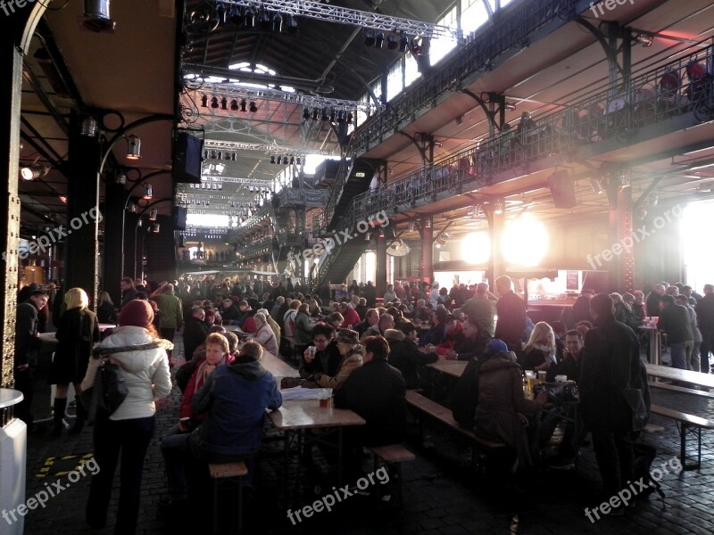 Hamburg Germany Architecture Fish Market Glass