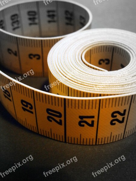 Tape Measure Measure Take Measurements Number Digit