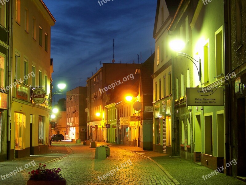 Poland Zagan Bobr Road Panorama