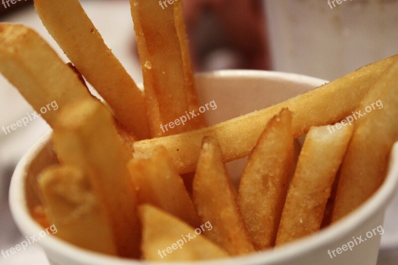 French Fries Fried Fries Fried Potato Junk Food Food