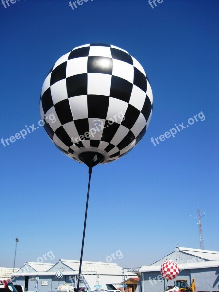 Balloon Round Shiny Blocks White