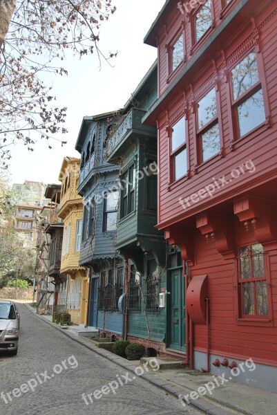 Istanbul Turkey Kuzguncuk Konak Alley