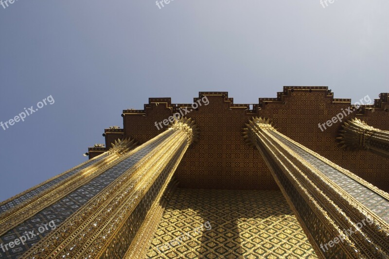 Bangkok Thai Thailand Temple Architecture