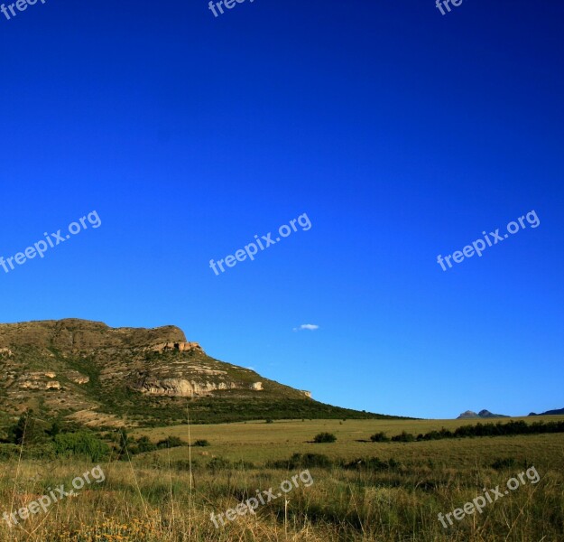 Hill Slope Grass Green Earthy