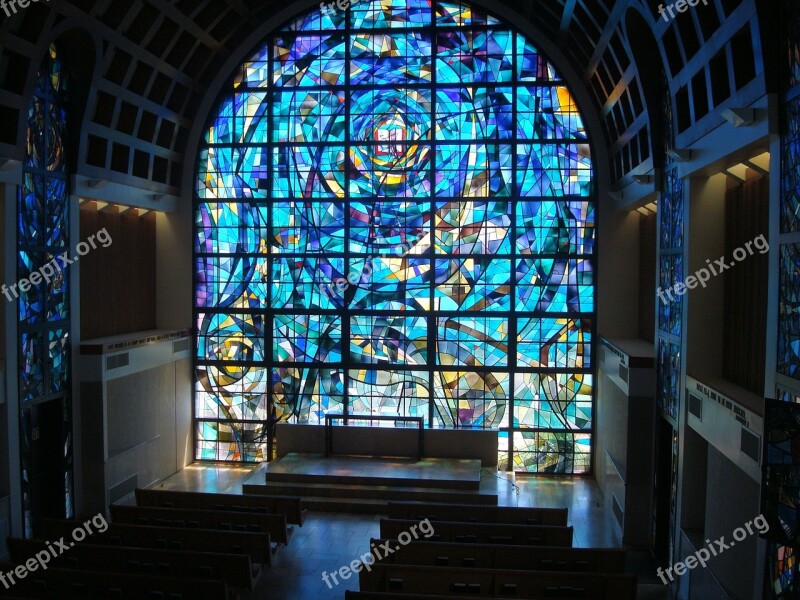 Stained Glass Stained Glass Pepperdine University Church Window