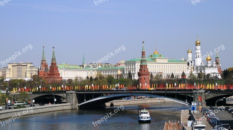 River Water Embankment Bridge Flags