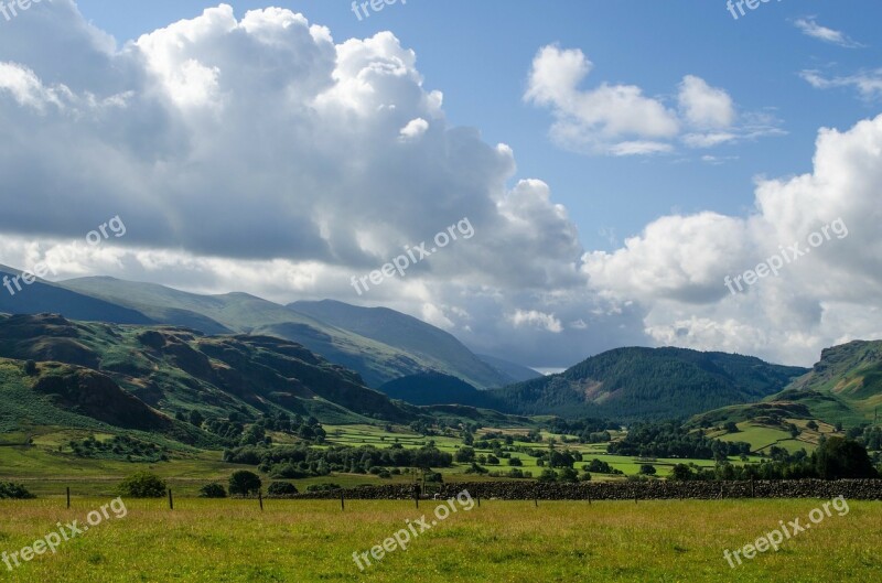 Landscape Spring Summer England Green