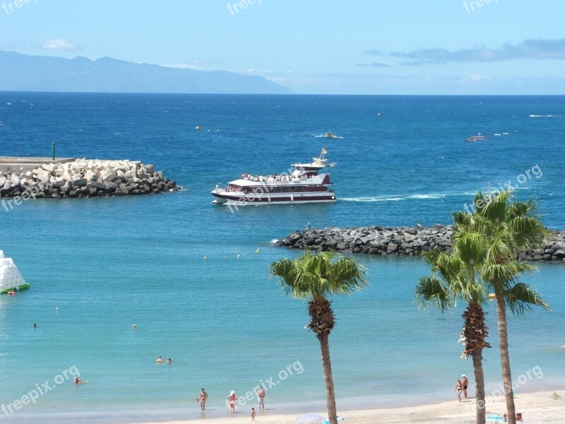 Boat Ship Beach Sea Ocean