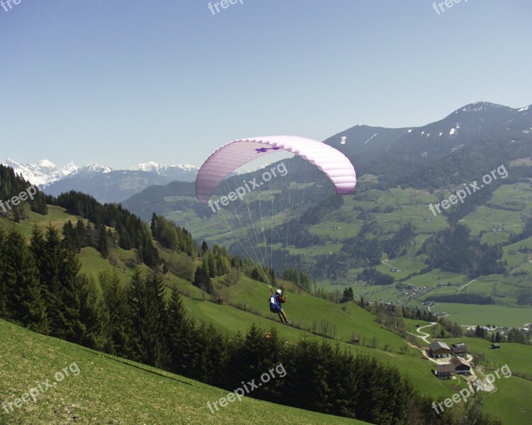 Paraglider Sport Human Person Man