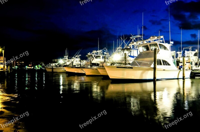 Anchor Anchored Blue Boat Clear