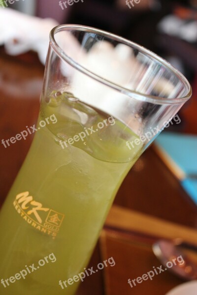 Green Tea Thai Iced Cold Restaurant