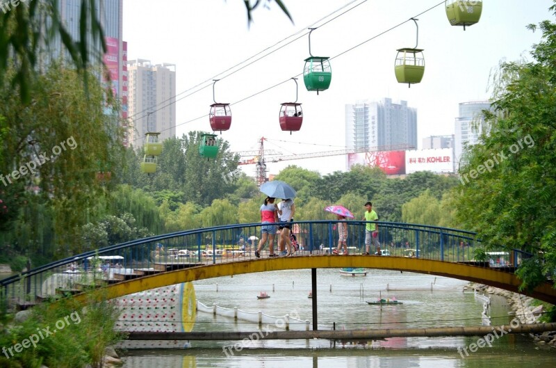 Zhengzhou China Zoo Park Landscape