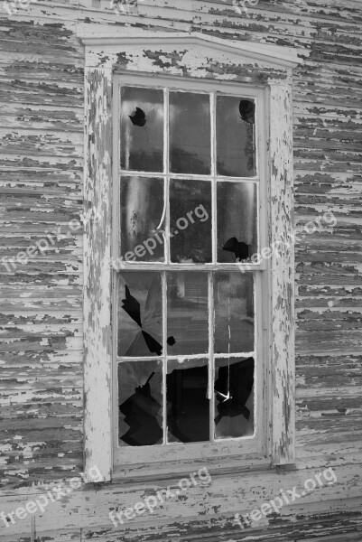 Home House Window Vintage Abandoned House