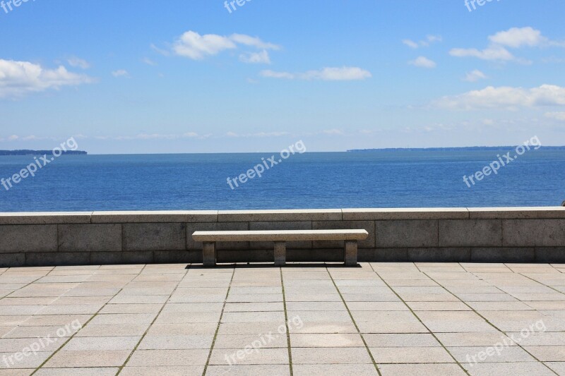 Sea Sea View Bench Vista View