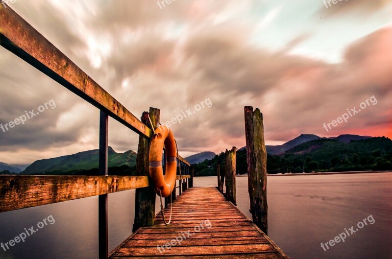 Landscape Spring Summer England Lake