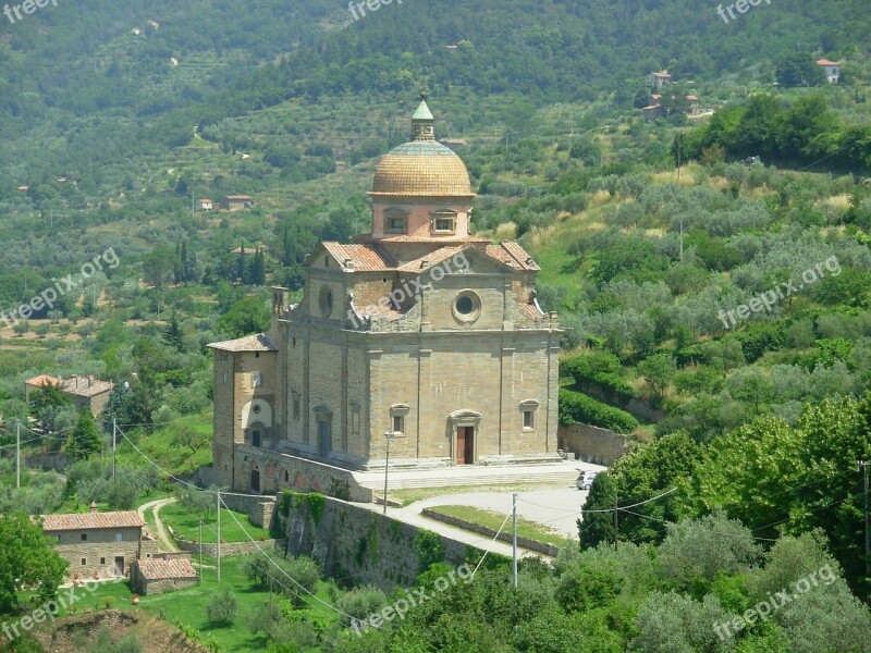 Monastery Nature Church Tuscany Chapel