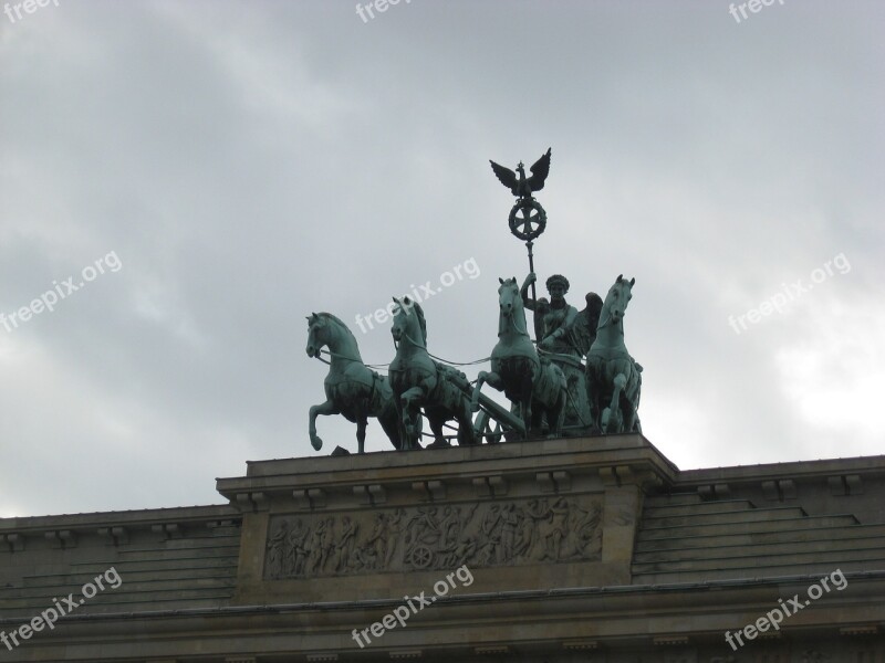 Brandenburg Goal Berlin Landmark Architecture