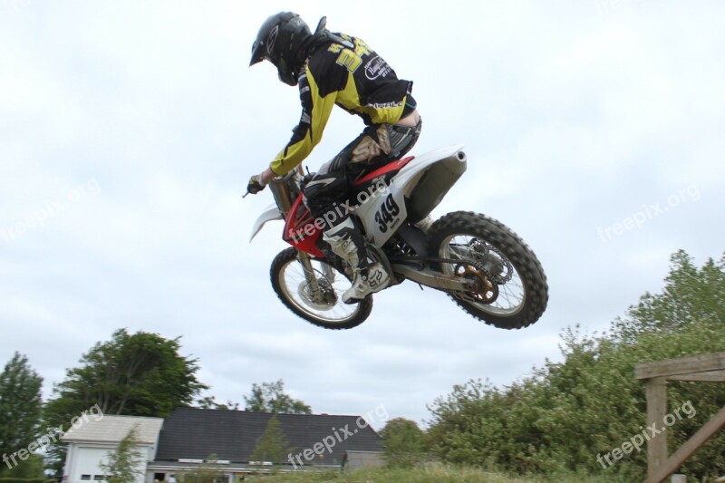 Moto Cross Motorbike Sports Jump Power