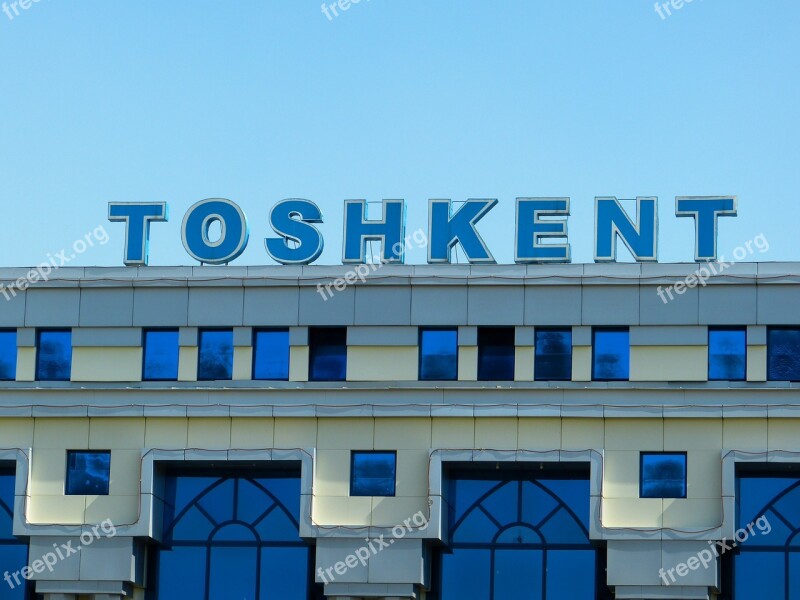 Railway Station Tashkent Uzbekistan Arrive Free Photos