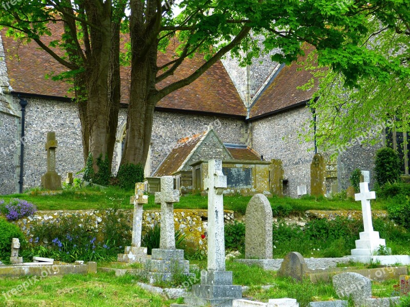 Cemetery Grave Graves Cross Crosses